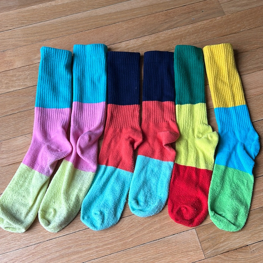 Multicolor High Socks